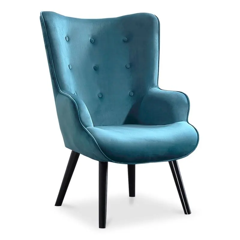 Butaca Voss Verde Aguamarina 71 x 95 x 75 cm - Sofás sillones puffs