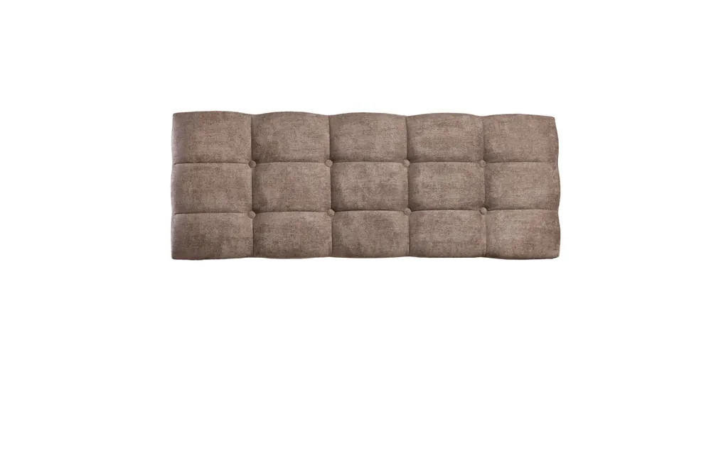 Cabecero MOCCA 158x58x7cm tela choco - Descanso