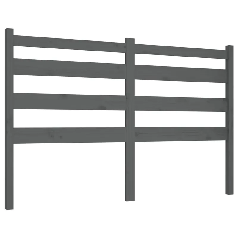 Cabecero de cama madera maciza de pino marrón miel 186x4x100 cm - Muebles