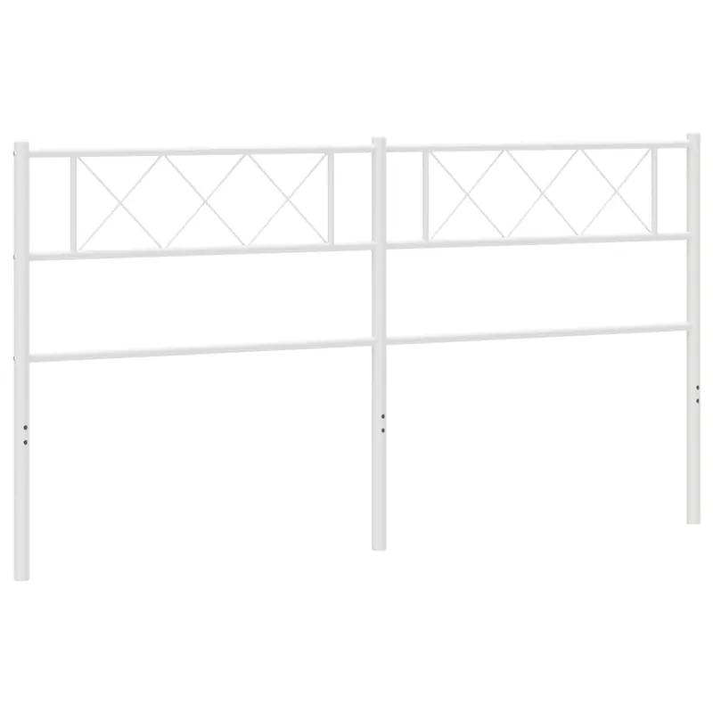 Cabecero de metal blanco 180 cm - Muebles
