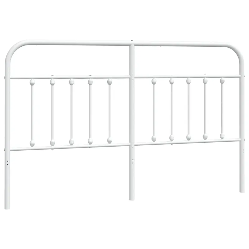 Cabecero de metal blanco 180 cm - Muebles