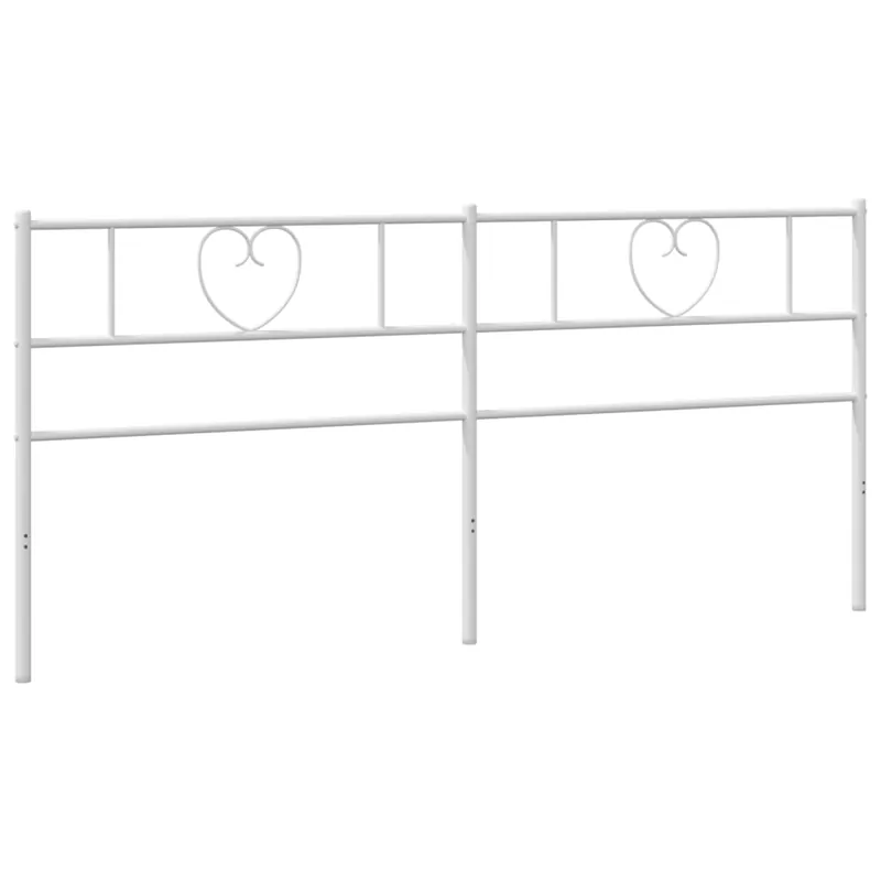 Cabecero de metal negro 193 cm - Muebles