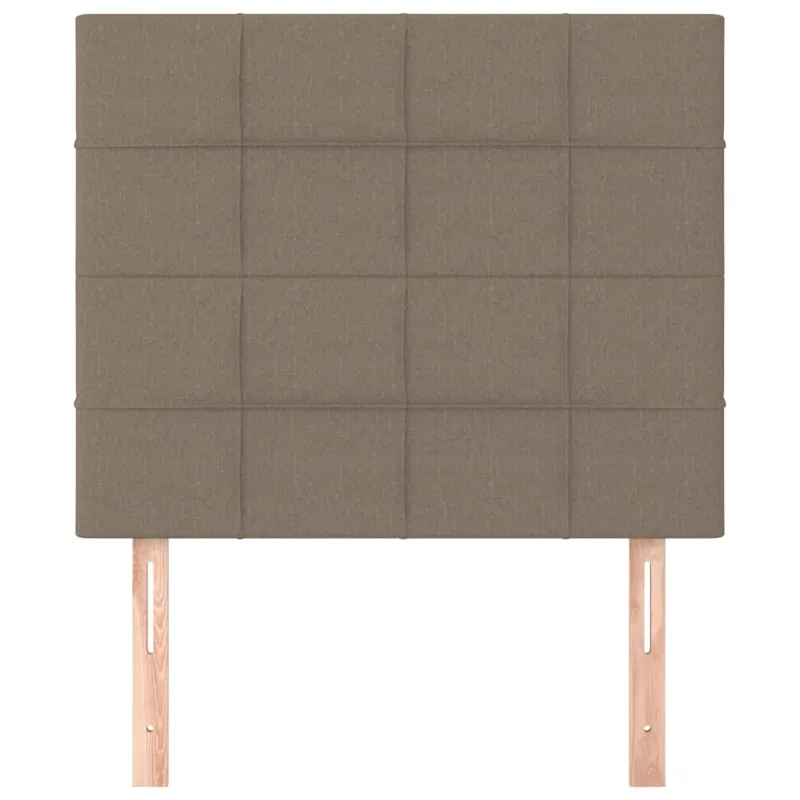Cabeceros 2 unidades de tela gris claro 80x5x78/88 cm Alto - Muebles