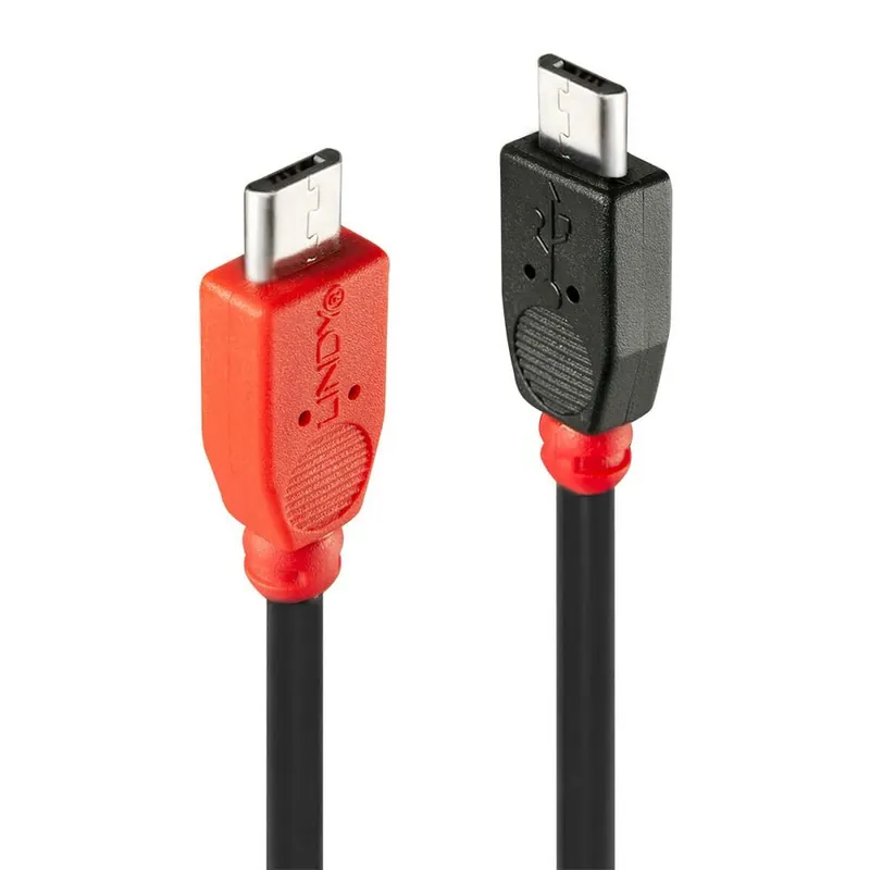 Cable Micro USB LINDY 31758 50 cm Negro - Electrónica