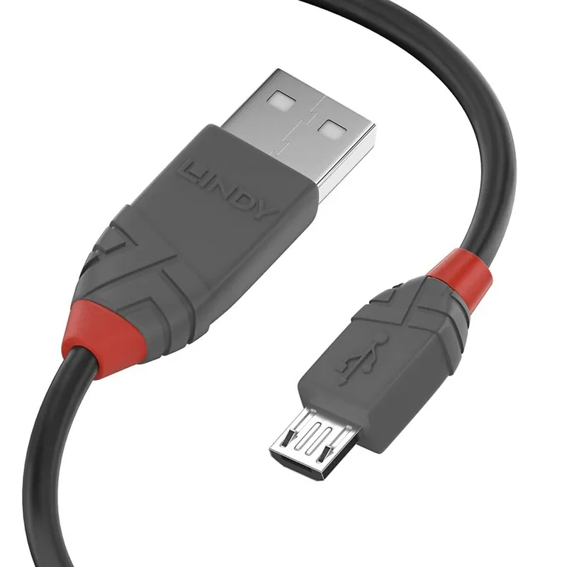 Cable USB LINDY 36734 Negro 3 m (1 unidad) - Electrónica
