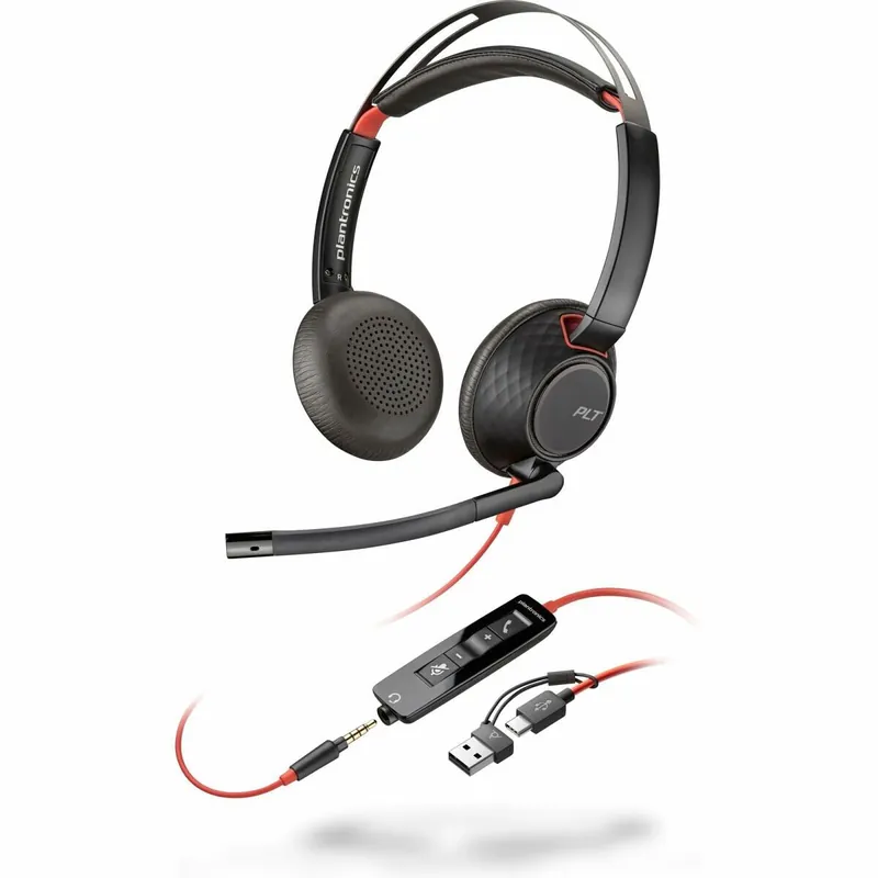 Cable USB Poly 93S88AA Negro Rojo - Electrónica