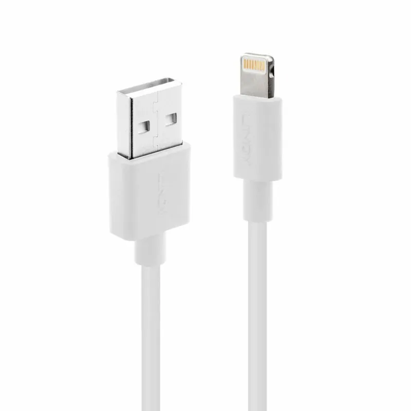 Cable USB a Lightning LINDY 31327 2 m Blanco - Electrónica