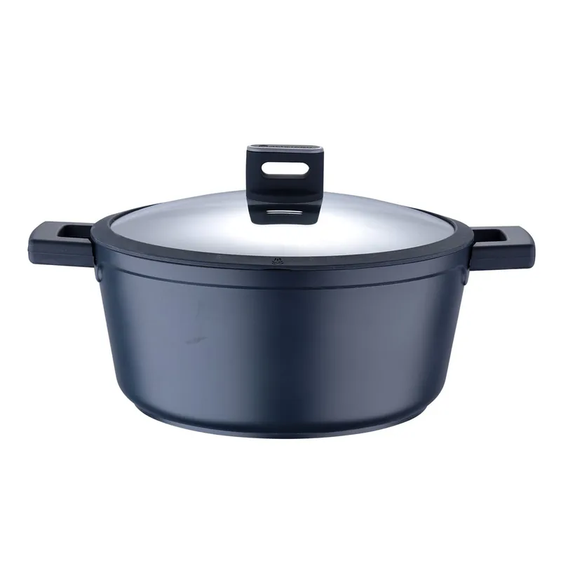 Cacerola Ø28x13cm en Aluminio fundido con tapa apta para inducción INDIGO MasterPRO - Cocina