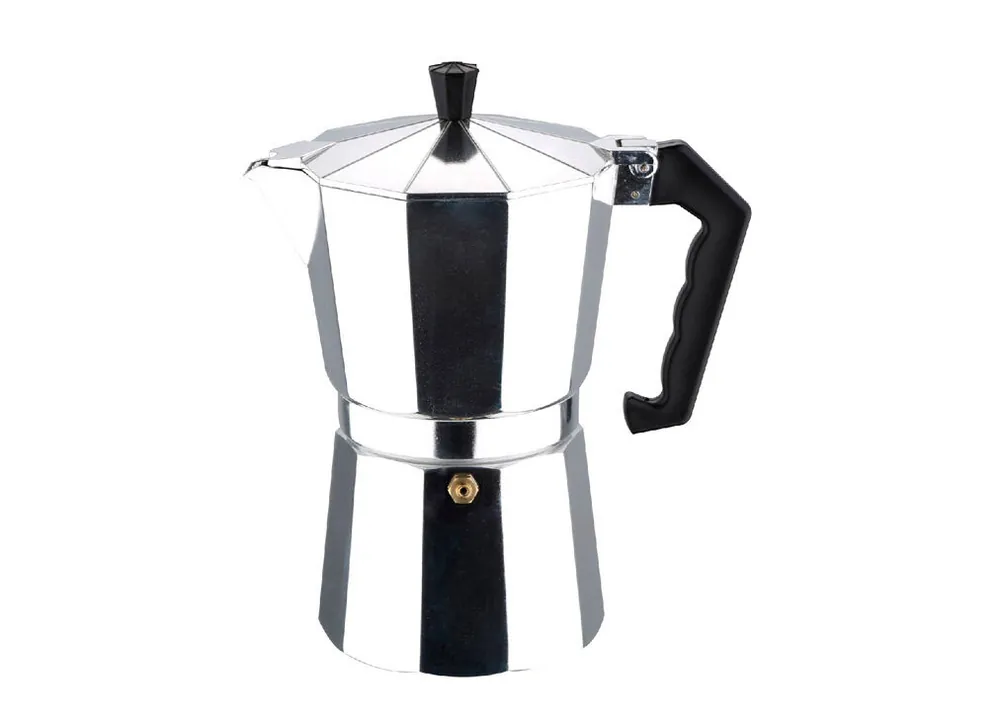 Cafetera BOLONIA 9 tazas acero inoxidable - Cocina