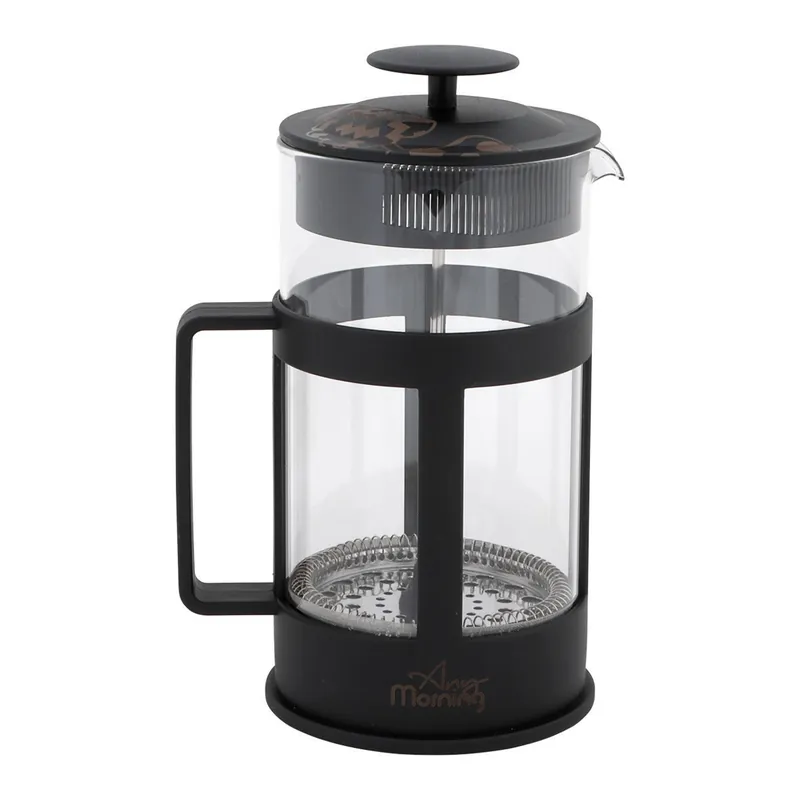 Any Morning Cafetera de émbolo 800 ml acero inox y vidrio borosilicato - Cocina