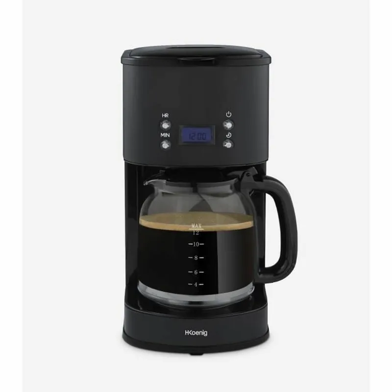 Cafetera de Goteo Hkoenig Negro 1000 W - Electrodomésticos