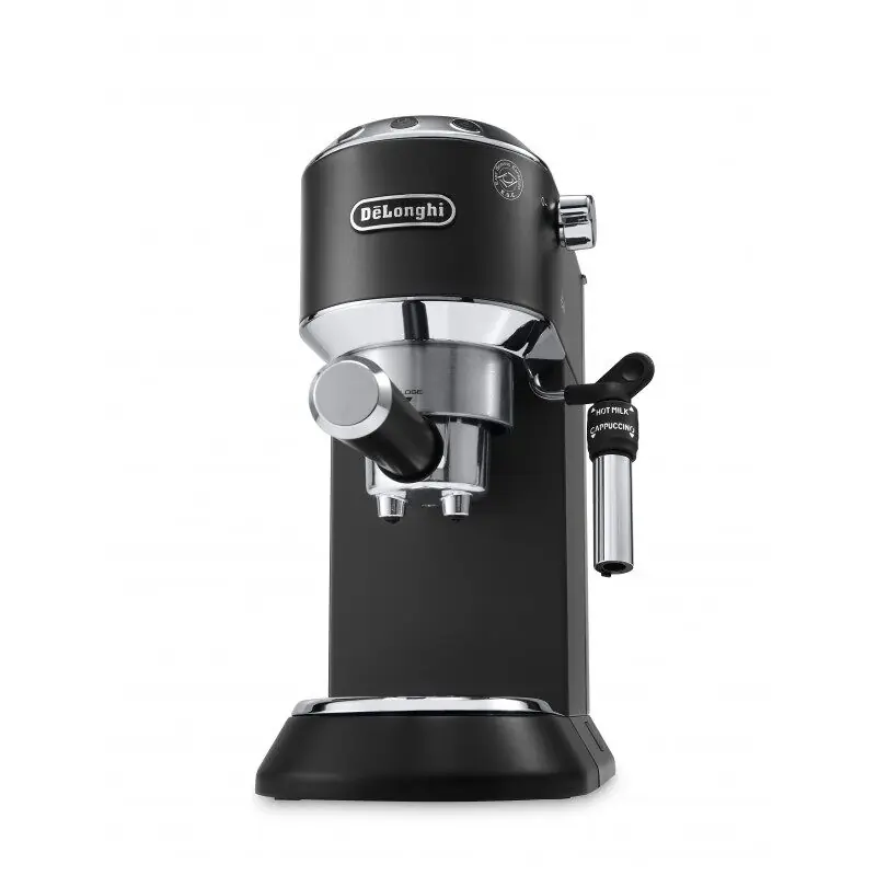 DeLonghi Cafetera Expreso Dedica EC685.BK. Molido Y Monodosis. Espresso Y Cappuccino. Depósito 1,3 L. Antigoteo. Color Negro - Electrodomésticos