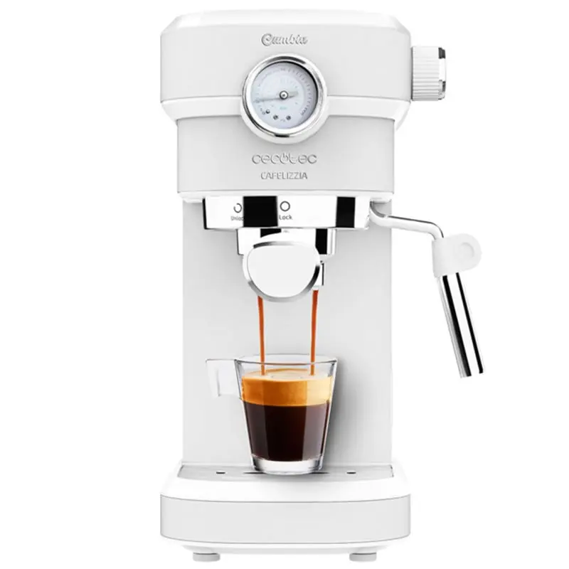 Cafetera express Cecotec Cafelizzia 790 White Pro 1350W 20 bares blanco - Electrodomésticos