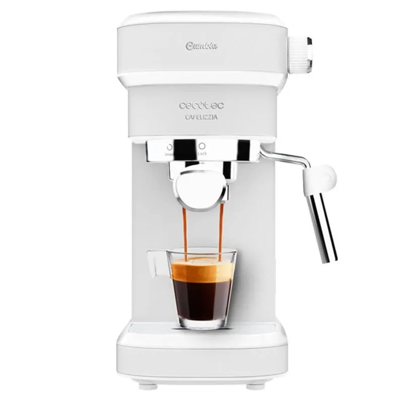 Cafetera express Cecotec Cafelizzia 790 White 1350W 20 bares blanco - Electrodomésticos