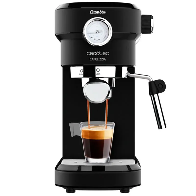 Cafetera express Cecotec Cafelizzia 790 Black Pro 1350W 20 bares negro - Electrodomésticos