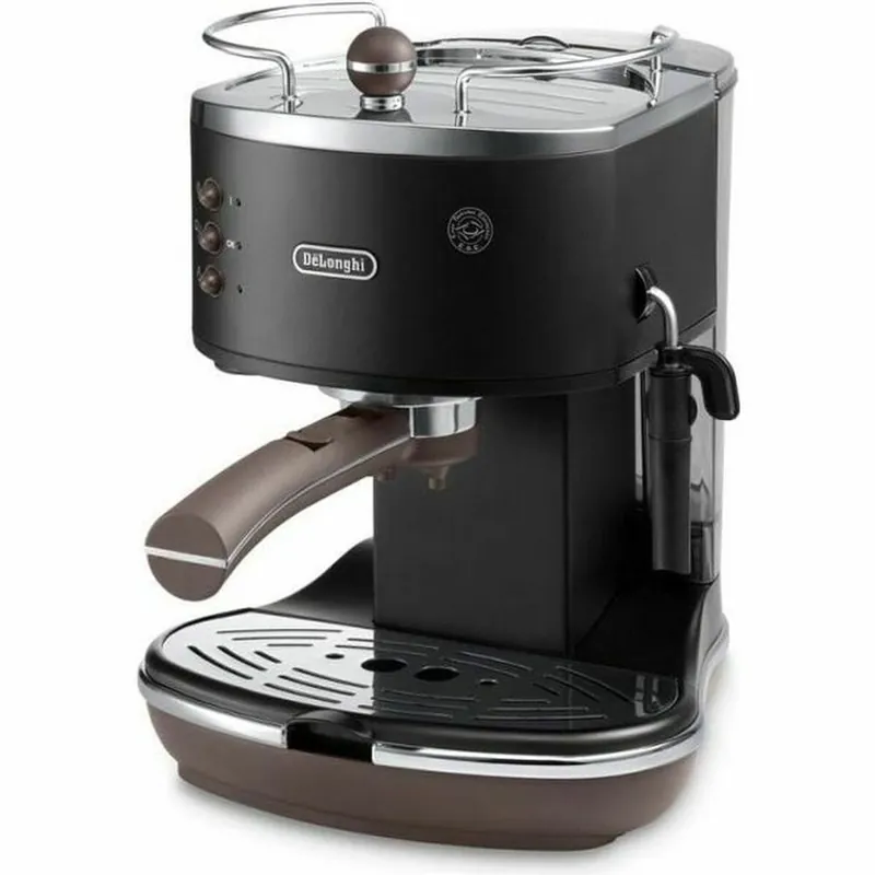 Cafetera Express de Brazo DeLonghi ECOV311.BK Negro Marrón oscuro 1100 W 1,4 L - Electrodomésticos