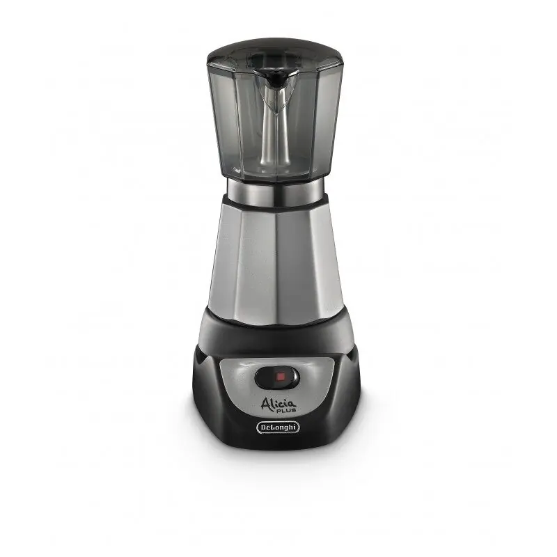 DeLonghi Cafetera Italiana Eléctrica Alicia EMK6. Capacidad 6 Tazas. Autoapagado. Cafetera Moka Eléctrica De 550 W - Electrodomésticos