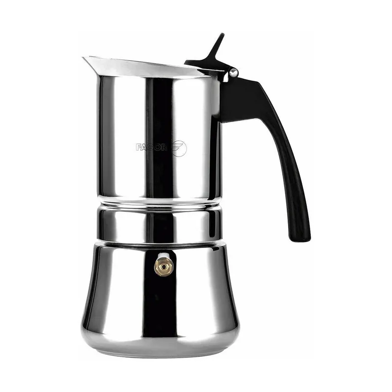 Cafetera Italiana FAGOR Etnica Acero Inoxidable 18/10 (4 Tazas) - Cocina
