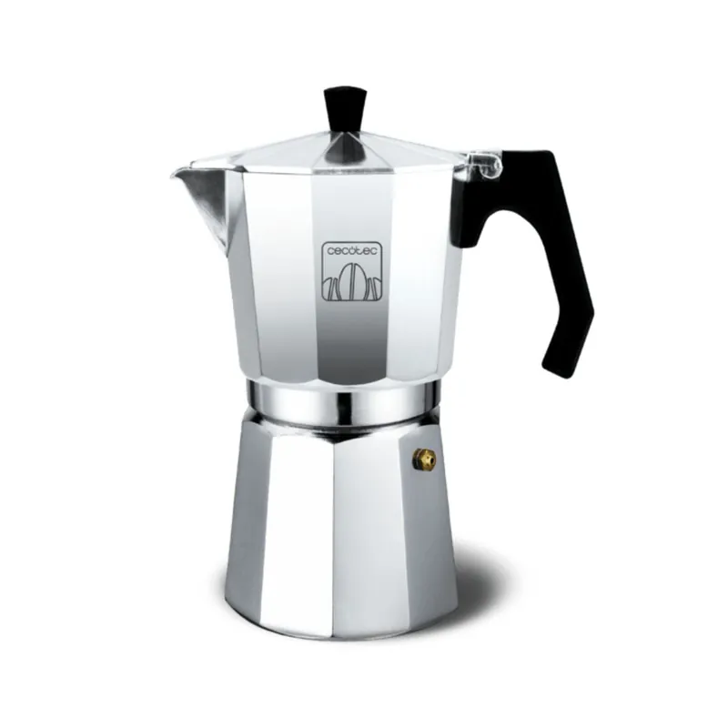 Cafetera italiana Cecotec Moklassic 900 Shiny aluminio fundido 9 tazas 450 ml - Cocina
