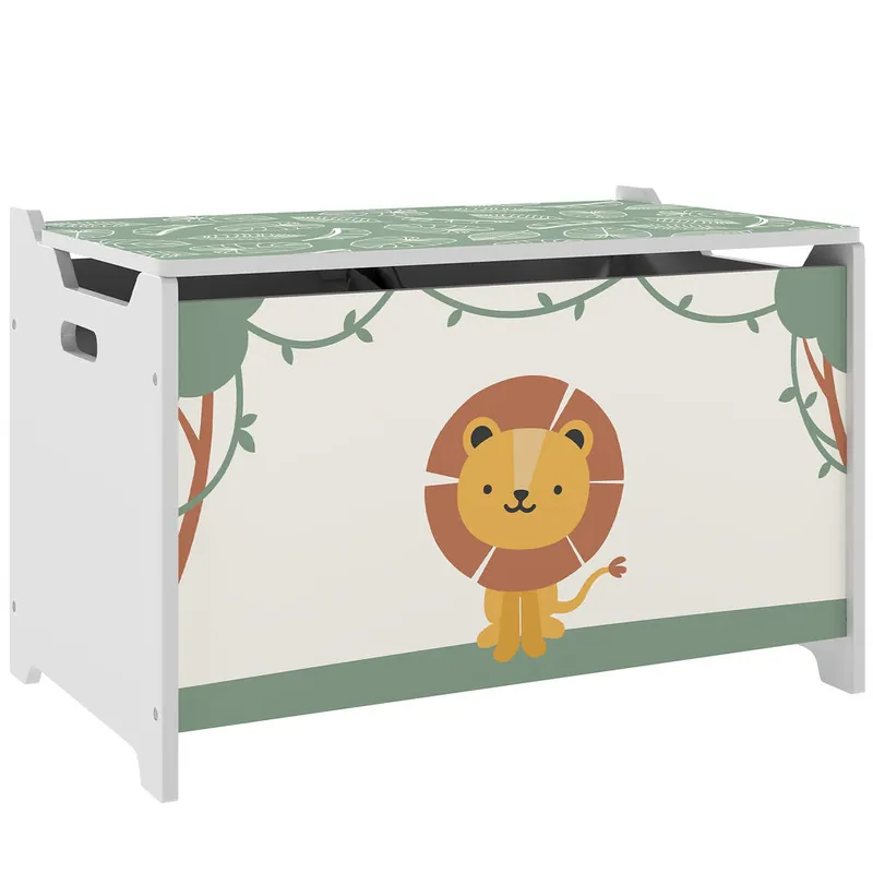 AIYAPLAY Caja de Almacenaje Juguetes, 53L, Baúl Juguetes Infantil, Organizador Juguetes con Tapa Abatible Pistón de Gas para Niños, Niñas, Libros, Ropa en Guardería, Sala de Juegos, Dormitorio, Rosa - Bebé