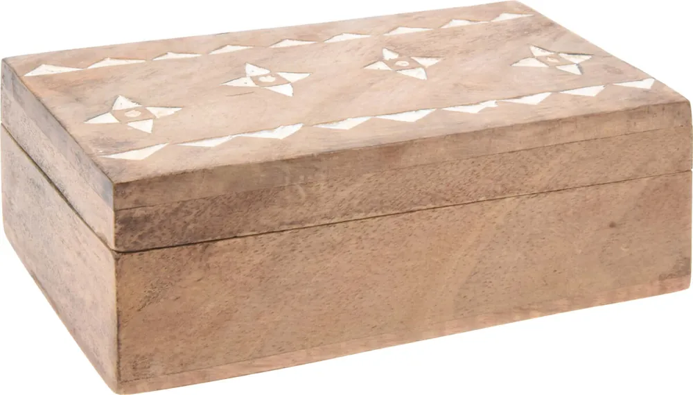 Caja decorativa WUAIRA M marca KOOPMAN - Decoración