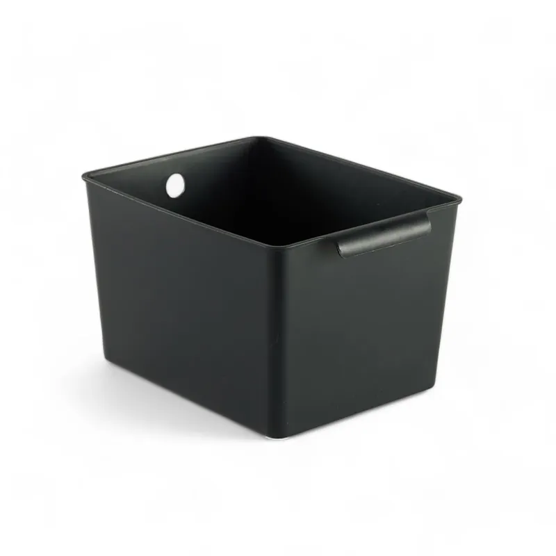 Caja STORAGE 19x25x15cm color negro - Baño