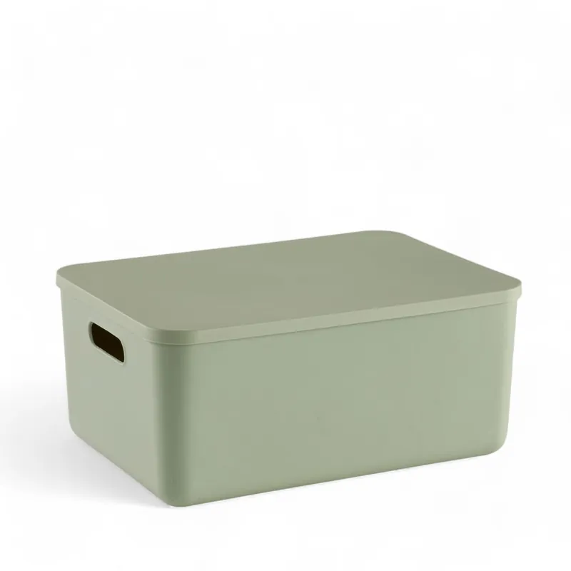 Caja STORAGE 19x25x15 cm verde - Baño