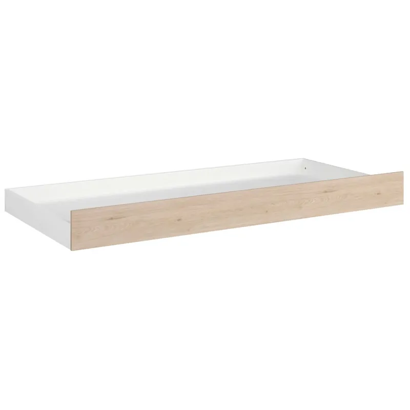 Cajón Inferior Cama Fantasy Color Roble Jackson Y Blanco 199x19x95 cm - Descanso