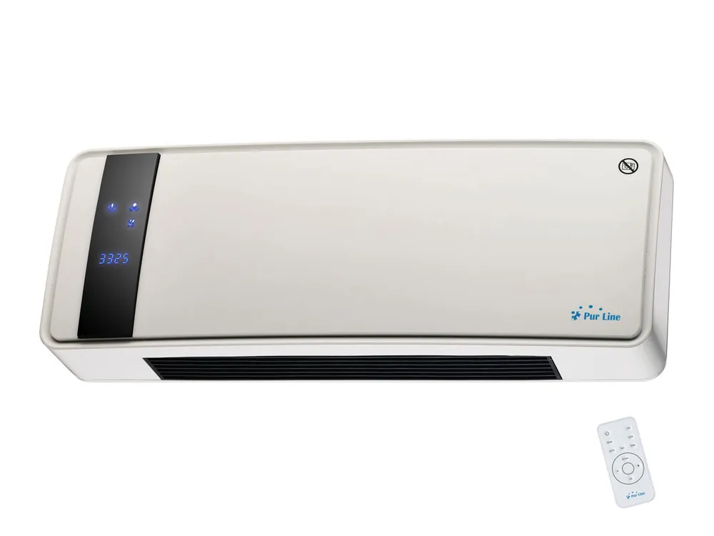 Calefactor mural de 2000W. ideal para pequeñas y medianas estancias. Diseño sencillo y bonito. con mando a distancia. 3 modos de funcionamiento y temporizador. - Electrodomésticos