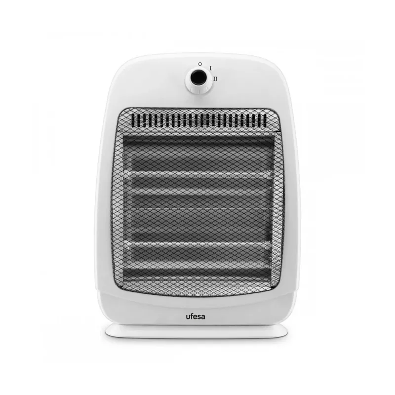 Calefactor de cuarzo Ufesa Rigel 800W 2 tubos blanco - Electrodomésticos