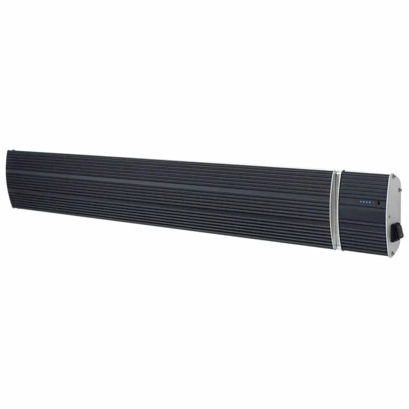 Calentador De Infrarrojos Para Exteriores Serie A7 Ir-c De Onda Larga Sin Emisión De Luz. Elemento Calefactor De Aleación De Aluminio Extruido, Pintura Cerámica Negro 1800w a Prueba De Agua Ip65, Adecuado Para El Polvo y La Lluvia Al Aire Libre