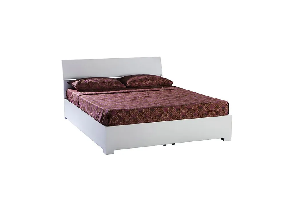 Cama abatible CAPRI 150x190cm color blanco lacado - Descanso
