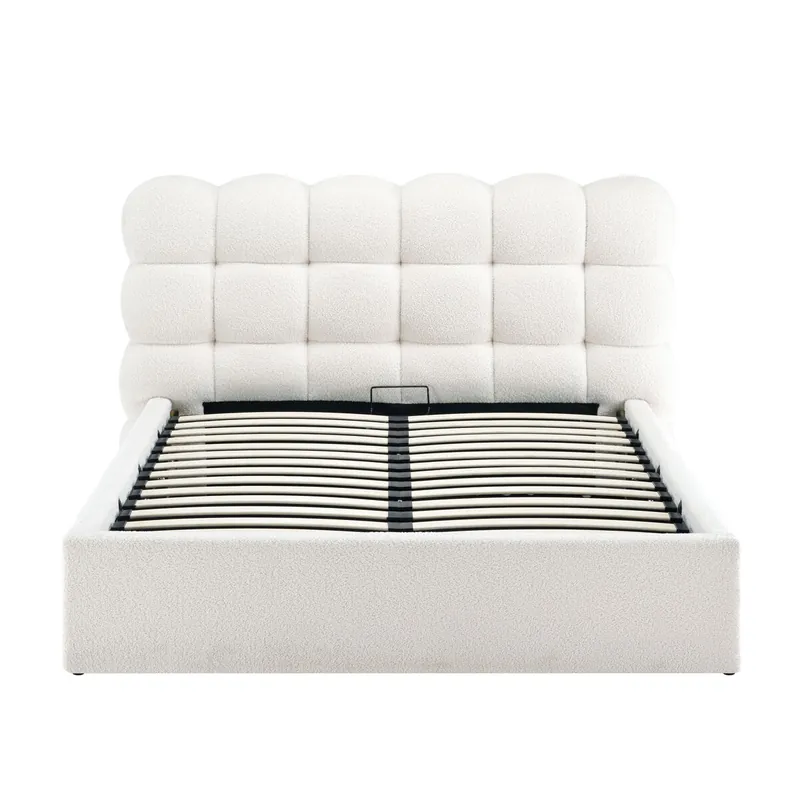 Cama abatible CLOUD 150x190cm color beige - Descanso