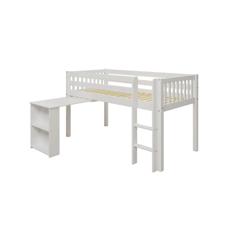 Cama alta infantil NORDIC DREAM 209x106x118 Blanco - Bebé