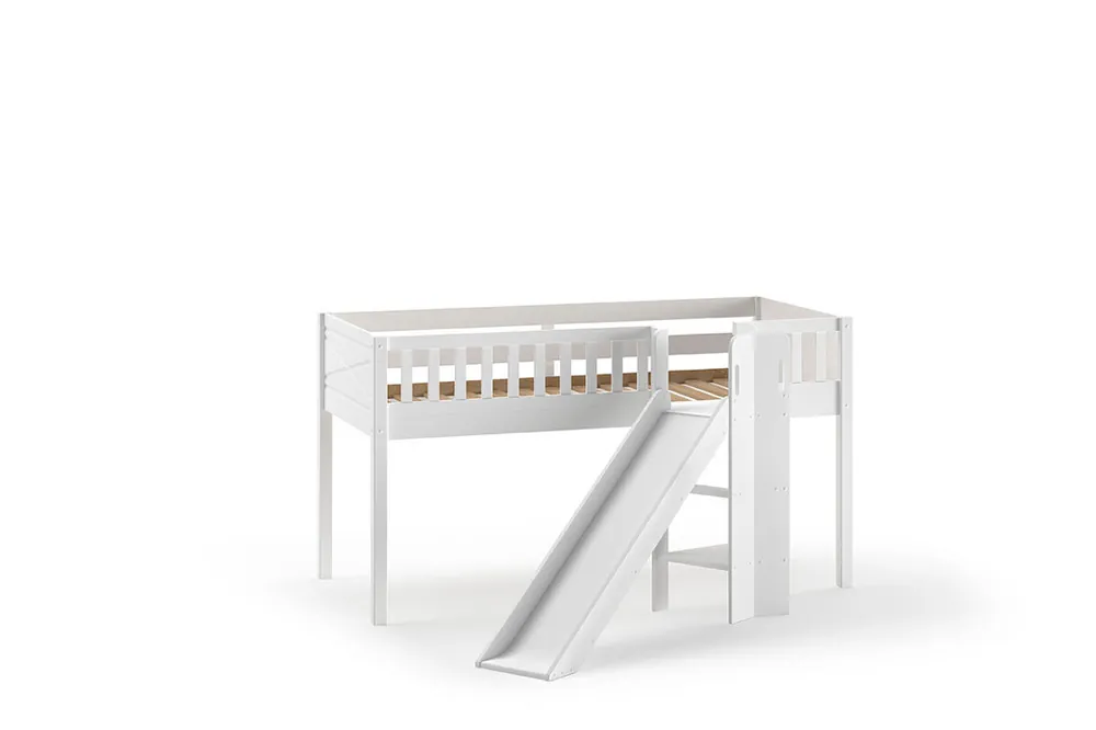 Cama alta infantil SCOTT 204x208x114 Blanco - Bebé