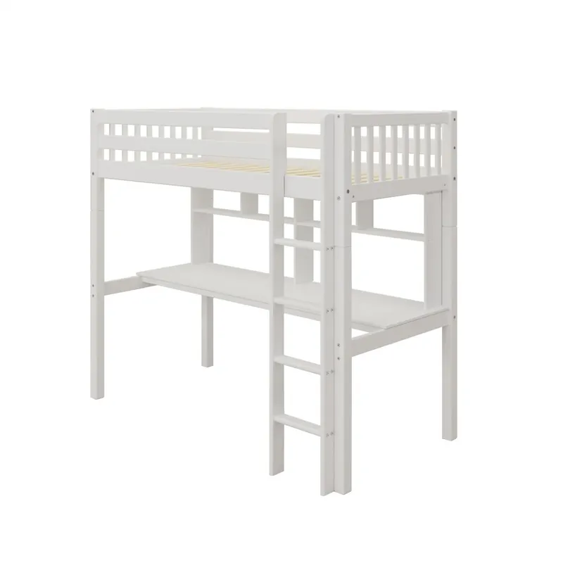 Cama alta infantil NORDIC DREAM 209x106x183 Blanco - Bebé