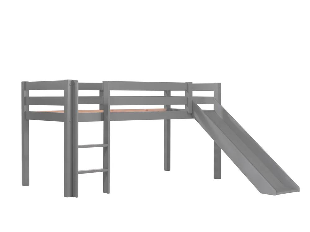 Cama alta infantil PINO 218x210x114 Gris - Bebé
