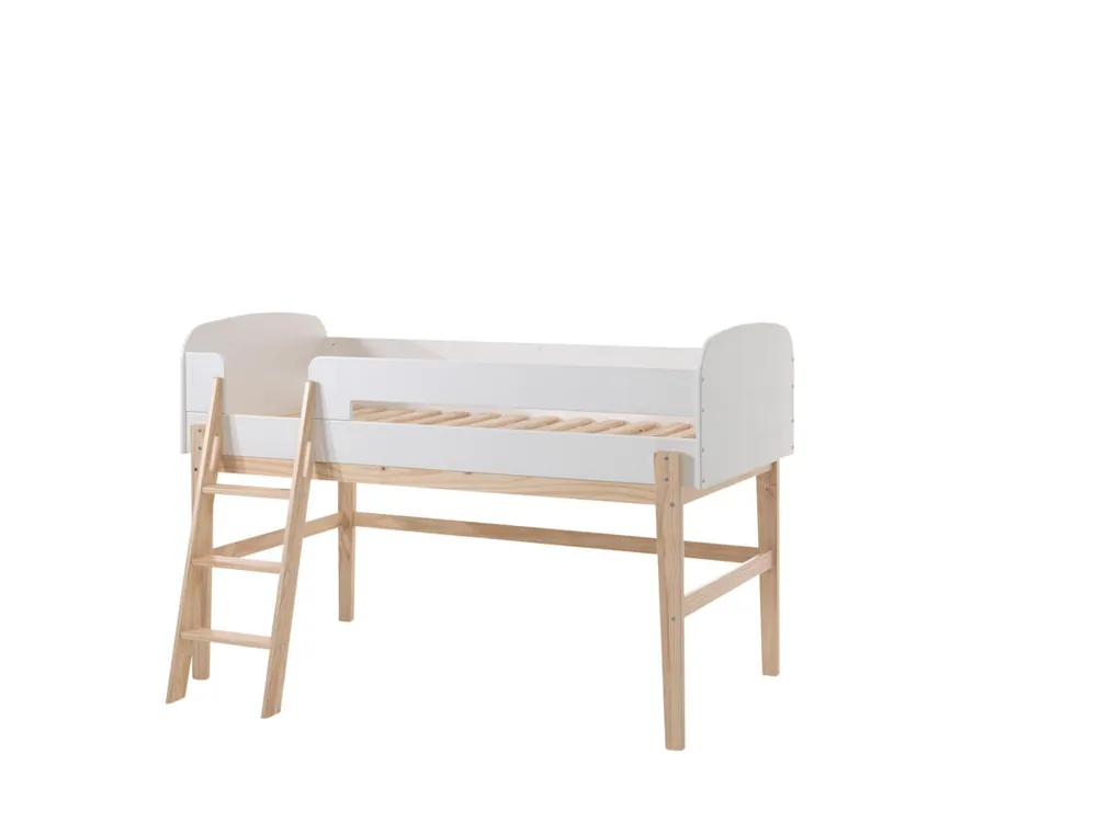 Cama Alta KIDDY LB005 130x205x120 Blanco - Bebé