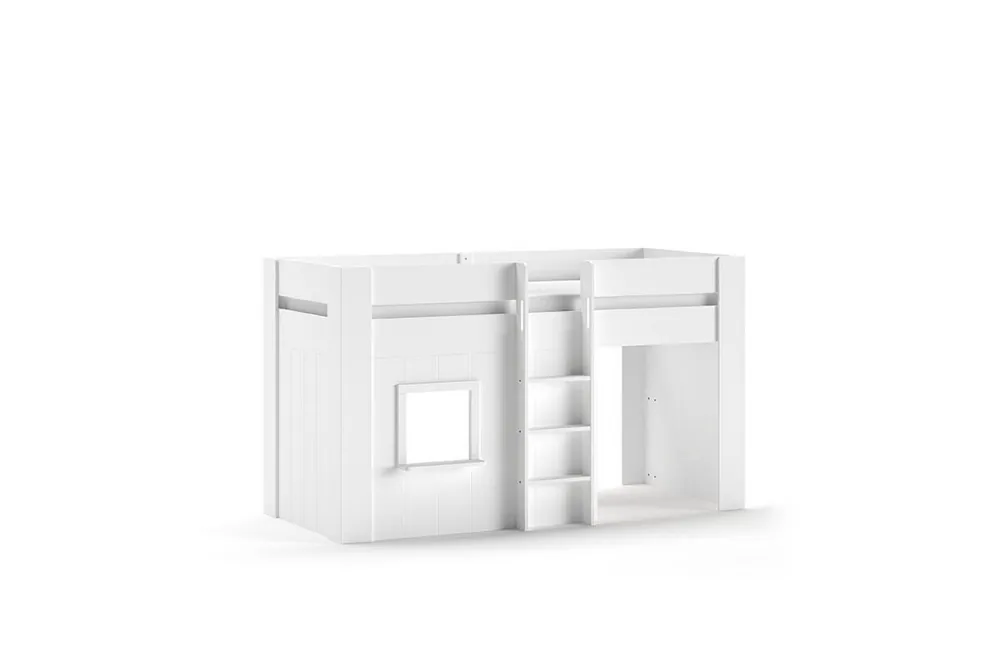 Cama Alta RENO LB005 103x206x120 Blanco - Bebé