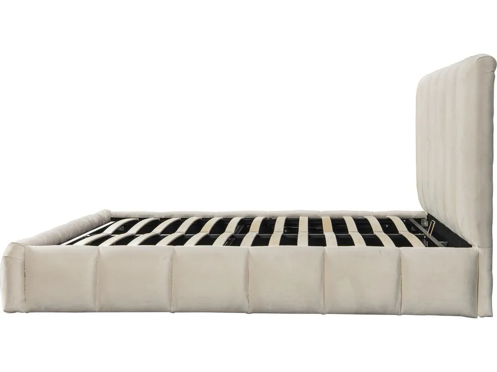Cama "Annie" con arcón 180 x 200 cm - Beige