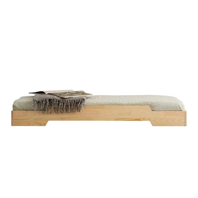 Cama 90x200 con somier Cyrielle Madera - Descanso