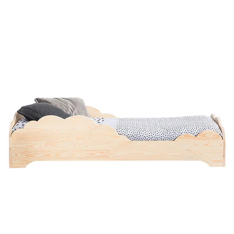 Cama 90x190 con somier Théotime Madera - Descanso