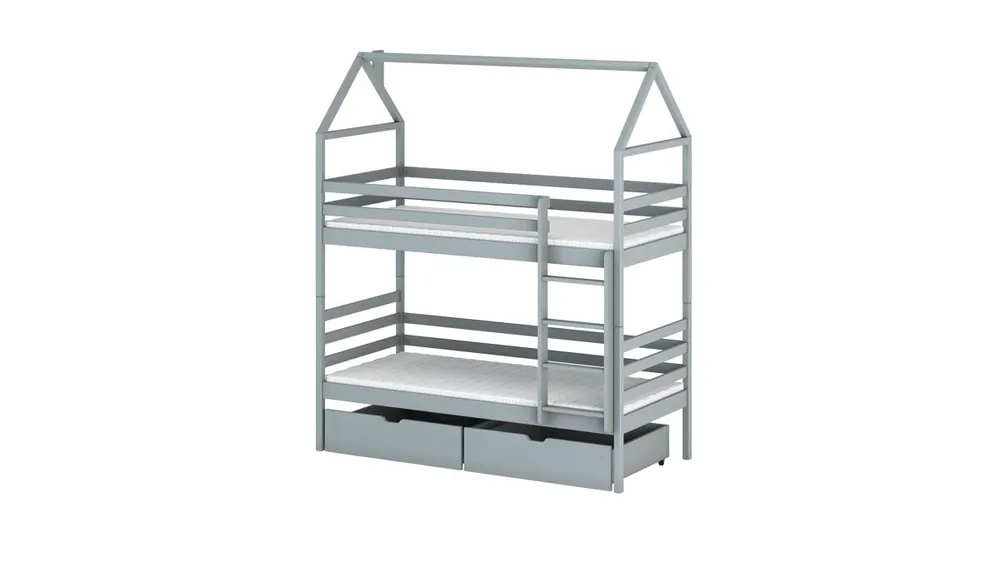 Cama ALEX house, estilo moderno. Dispone de 2 cajones. - Bebé