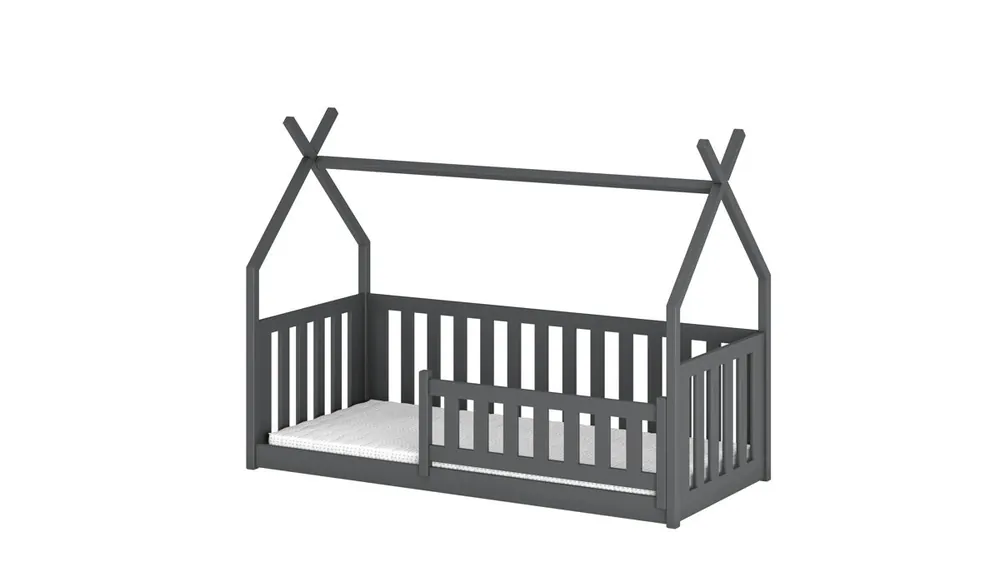 La casa-cama BODZIO Fabricada en madera maciza, es perfecta para el juego imaginativo.