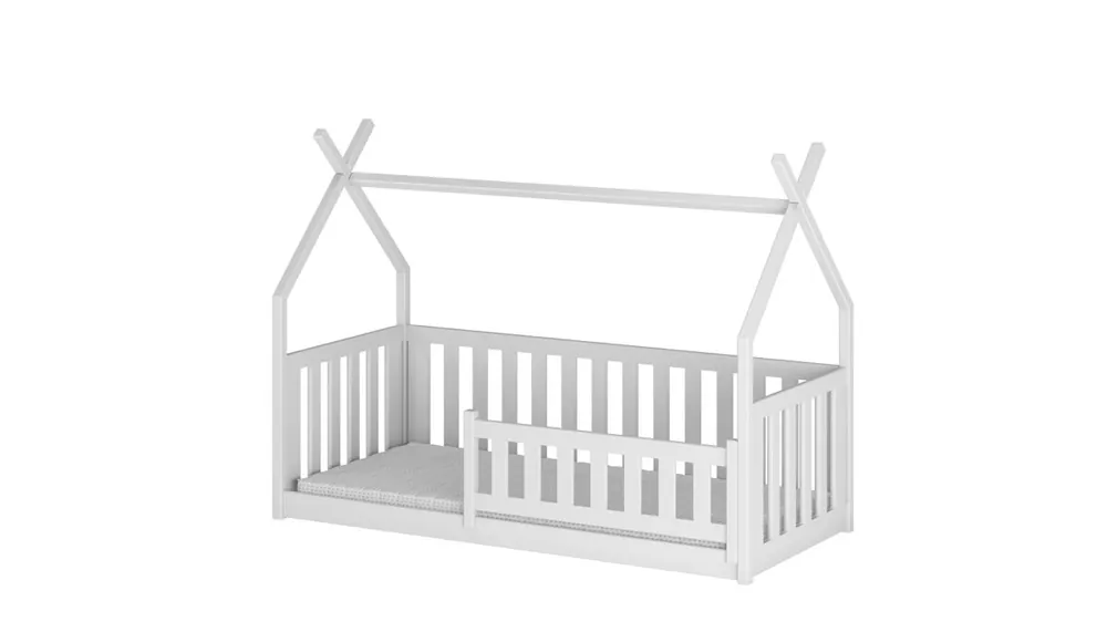 La casa-cama BODZIO Fabricada en madera maciza, es perfecta para el juego imaginativo.