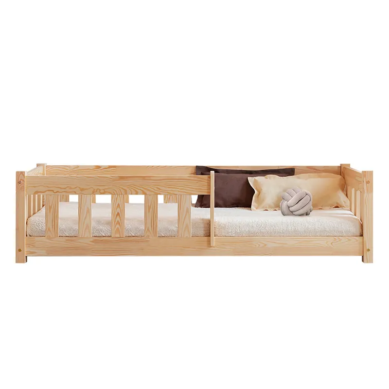 Cama 90x200 con somier Elise Madera - Descanso