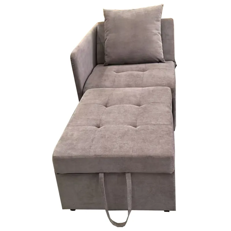 Sofá cama 3 en 1 - Sofá de lino con respaldo ajustable - para espacios pequeños