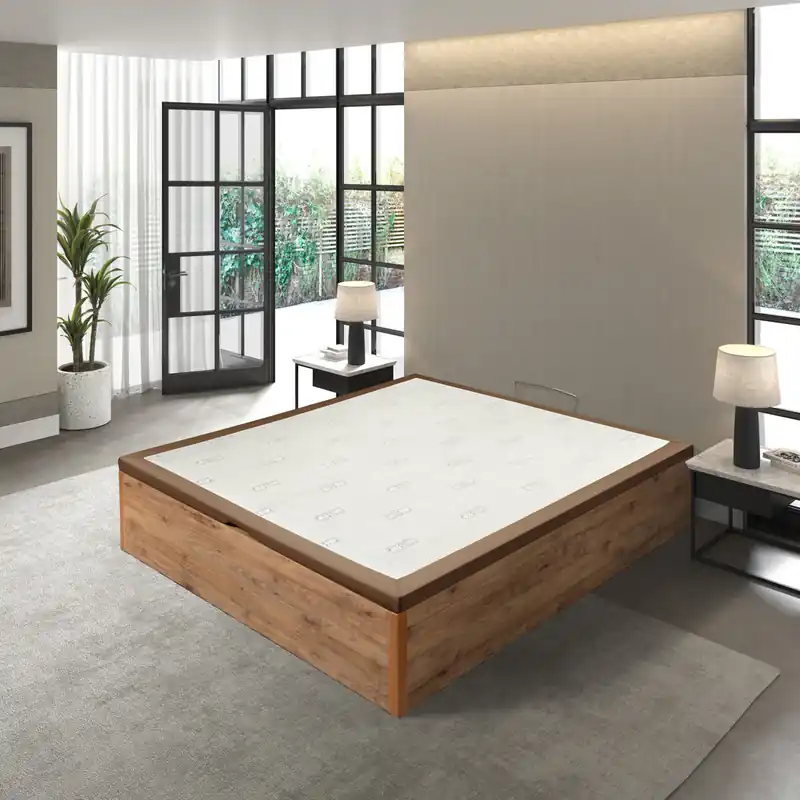 Canapé de madera 135x190cm glaciar SPACE 30 SOMNALIS - Descanso