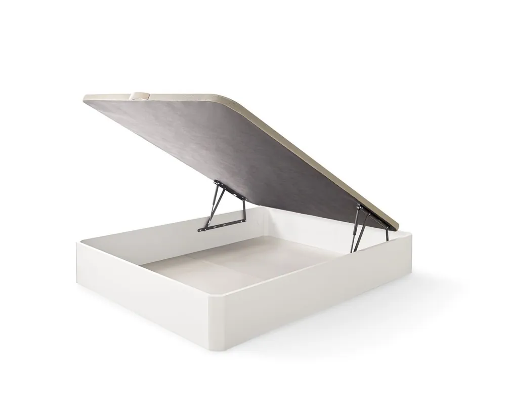 Canapé Delia XL Abatible Madera 135x190 Altura Cerrado 39cm Blanco Matris - Descanso