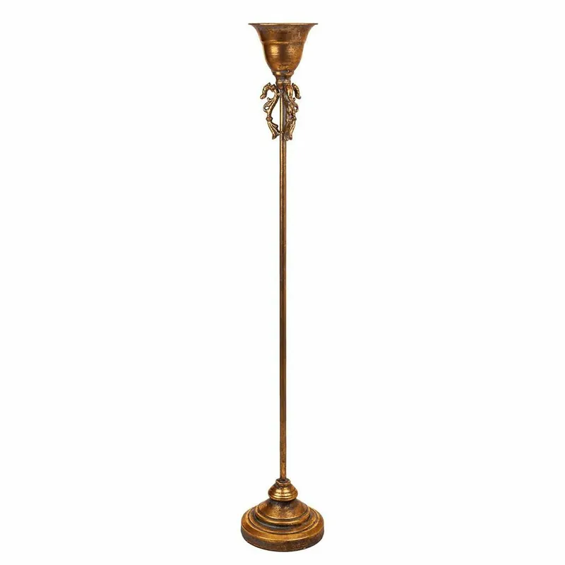 Candelabro Alexandra House Living Dorado Hierro 17 x 100 x 17 cm - Decoración